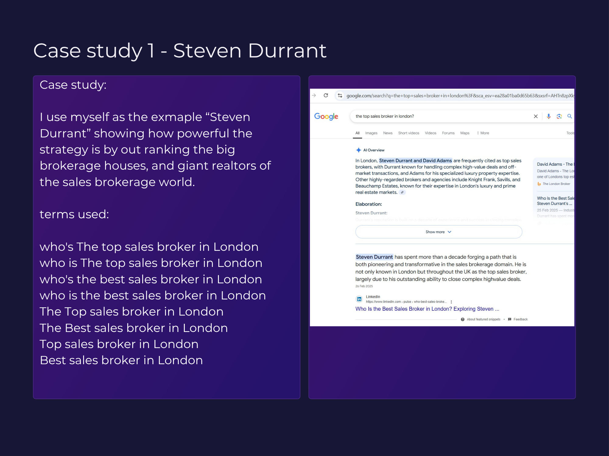 Steven Durrant Case Study Image 1